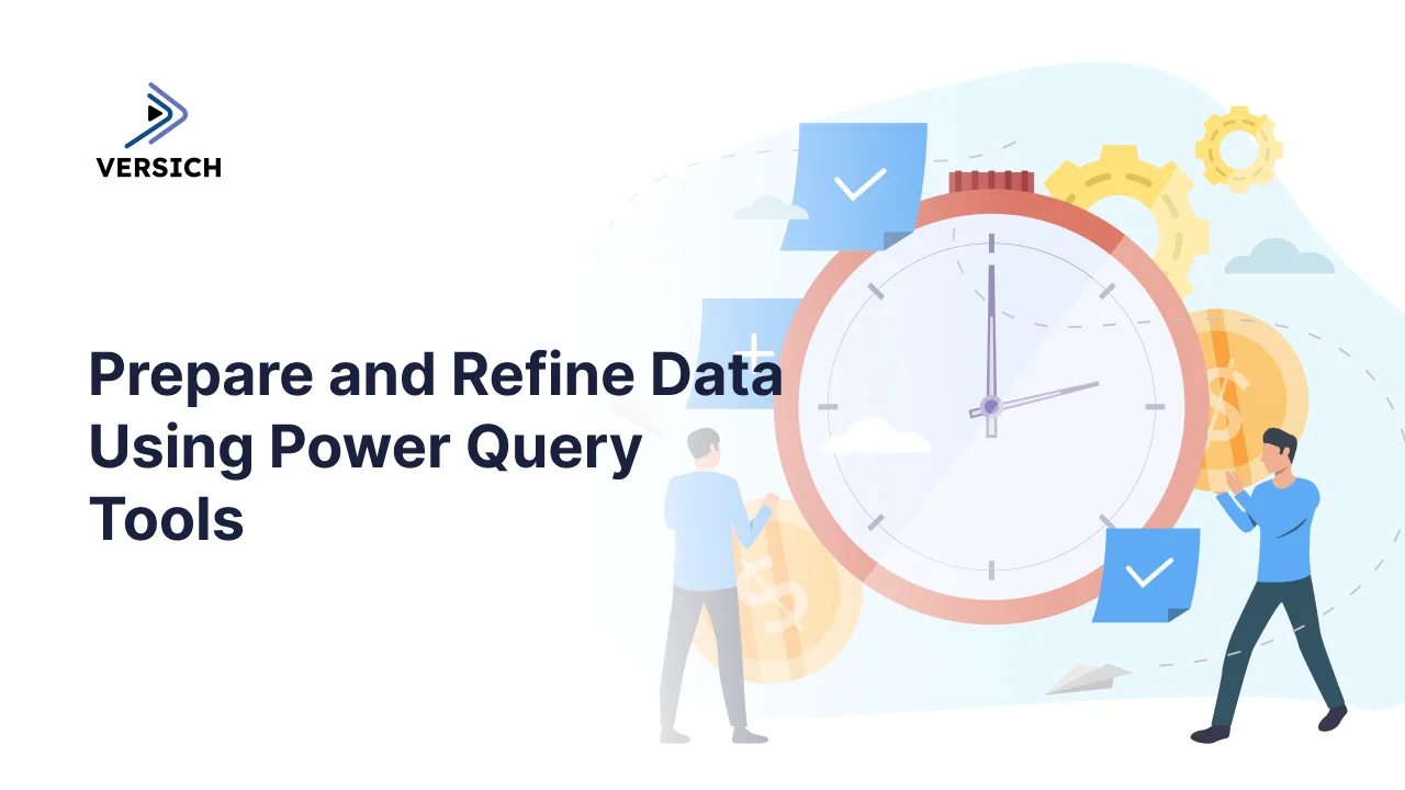 prepare and refine data using power query tools