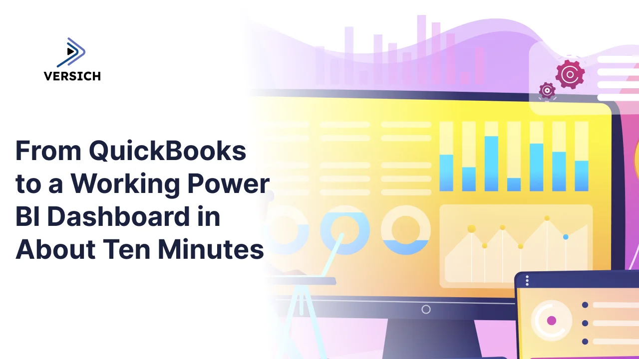 from quickbooks to a working power bi dashboard in about ten minutes