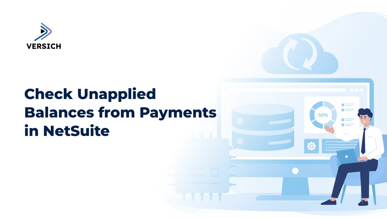 check unapplied balances from payments in netsuite