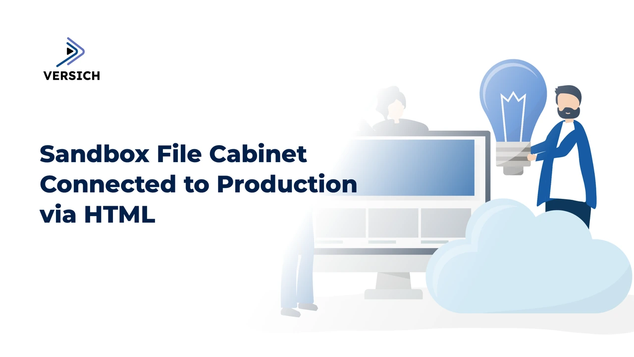 sandbox file cabinet connected to production via html