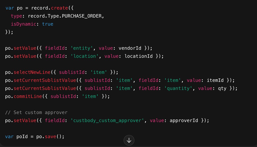 Code Snippet